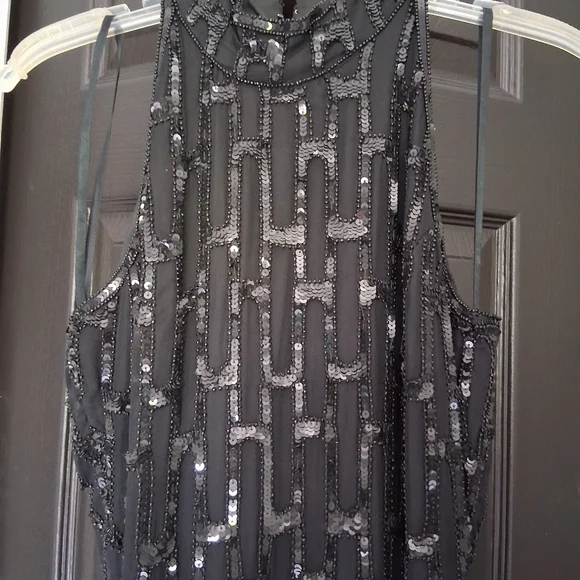 Vintage Sequined Gown - Picture 3 of 12